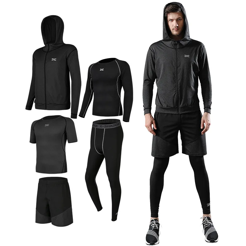 5 pieces per set men Sports Wear men Active wear Sexy Sport Fitness Clothing Sets Gym Clothes Sports Wear, 6 colors
5 pieces per set men Sports Wear men Active wear Sexy Sport Fitness Clothing Sets Gym Clothes Sports Wear, 6 colors