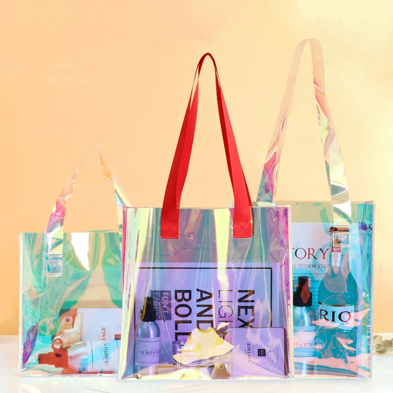 custom printed LOGO pvc jelly tote bag candy handbag shopping clear transparent pvc tote bag
custom printed LOGO pvc jelly tote bag candy handbag shopping clear transparent pvc tote bag