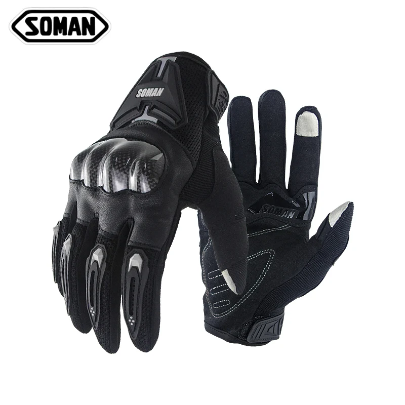 Soman MG-19S original Carbon Fiber motor cycle gloves Full Finger cycling Guantes OEM&Wholesale
Soman MG-19S original Carbon Fiber motor cycle gloves Full Finger cycling Guantes OEM&Wholesale