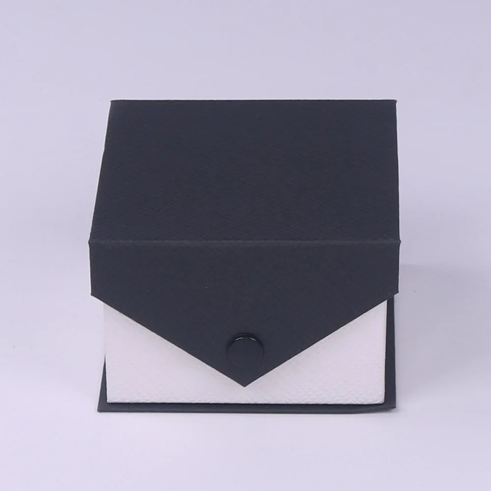 fancy book shape paper jewelry gift packing watch box with
