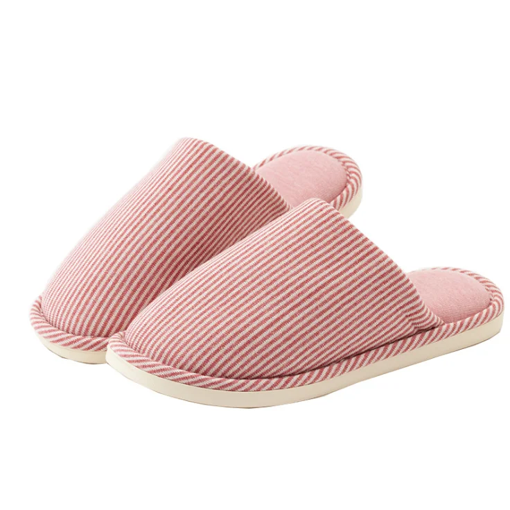 Home Autumn and Winter Indoor Warm Thick Sole Cotton Slippers Stripes Couple Anti Slip Slippers, 4 colors
Home Autumn and Winter Indoor Warm Thick Sole Cotton Slippers Stripes Couple Anti Slip Slippers, 4 colors