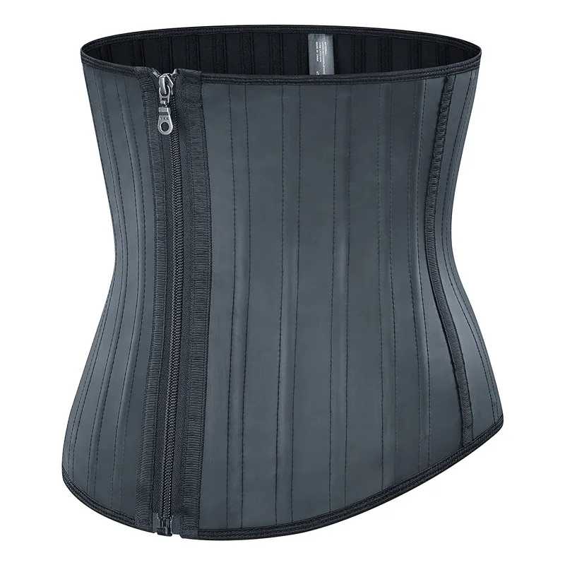 waist trainers Amazon hot sale Latex smooth latex zipper 25 steel bone rubber corset plus size body shaper, Black
waist trainers Amazon hot sale Latex smooth latex zipper 25 steel bone rubber corset plus size body shaper, Black