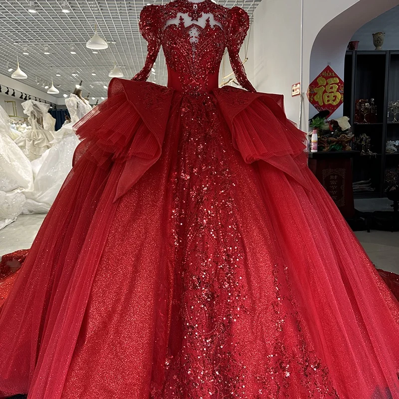 Jancember XS100 Fashion New Illusion Red Ball Gown Evening Party Dresses For Women
Jancember XS100 Fashion New Illusion Red Ball Gown Evening Party Dresses For Women