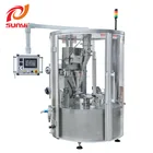 High Quality New Type Rotary Compatible Plastic Aluminum Coffee Capsule Powder Cup Filling And Sealing Machine