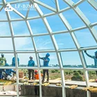 Factory Made Galvanized Steel Structure Glass Dome Roof Space Frame Glass Skylight Building