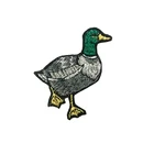 Custom Embroidered Service duck Animal Logo 100% Iron-on Embroidery Patches and Badges for clothing caps bags