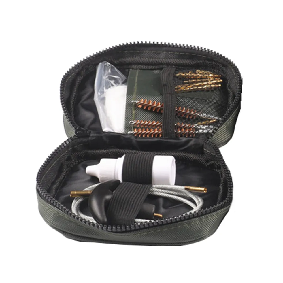 Tactical Gun Clean Bag 1Set Nylon Bag Rod Brush Gun Cleaning kit Universal 12ga 20ga .22cal.17cal .223/5.56, Black
Tactical Gun Clean Bag 1Set Nylon Bag Rod Brush Gun Cleaning kit Universal 12ga 20ga .22cal.17cal .223/5.56, Black