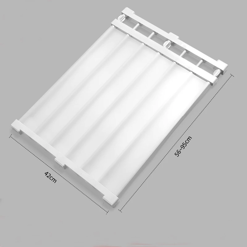 Wall Mount Adjustable Length 56-95cm Kitchen Organizer Storage Holders Space Saver 3-Tier Kitchen Storage Rack Tension Rod Shelf
Wall Mount Adjustable Length 56-95cm Kitchen Organizer Storage Holders Space Saver 3-Tier Kitchen Storage Rack Tension Rod Shelf