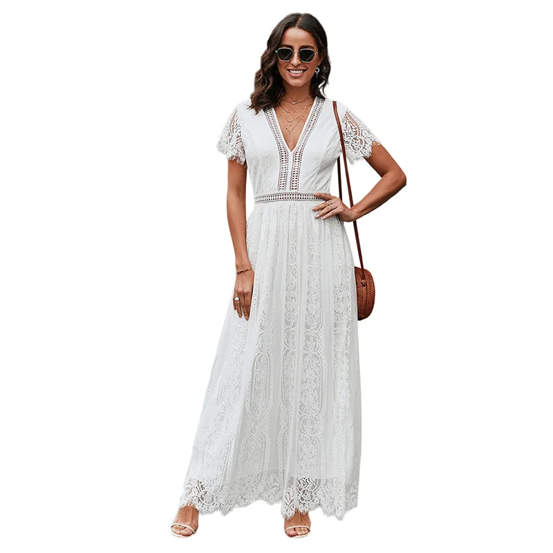 2021 New Arrivals Fashion Women Romanc White Fill Your Heart Short Sleeve See-through Mesh Maxi Dress
2021 New Arrivals Fashion Women Romanc White Fill Your Heart Short Sleeve See-through Mesh Maxi Dress