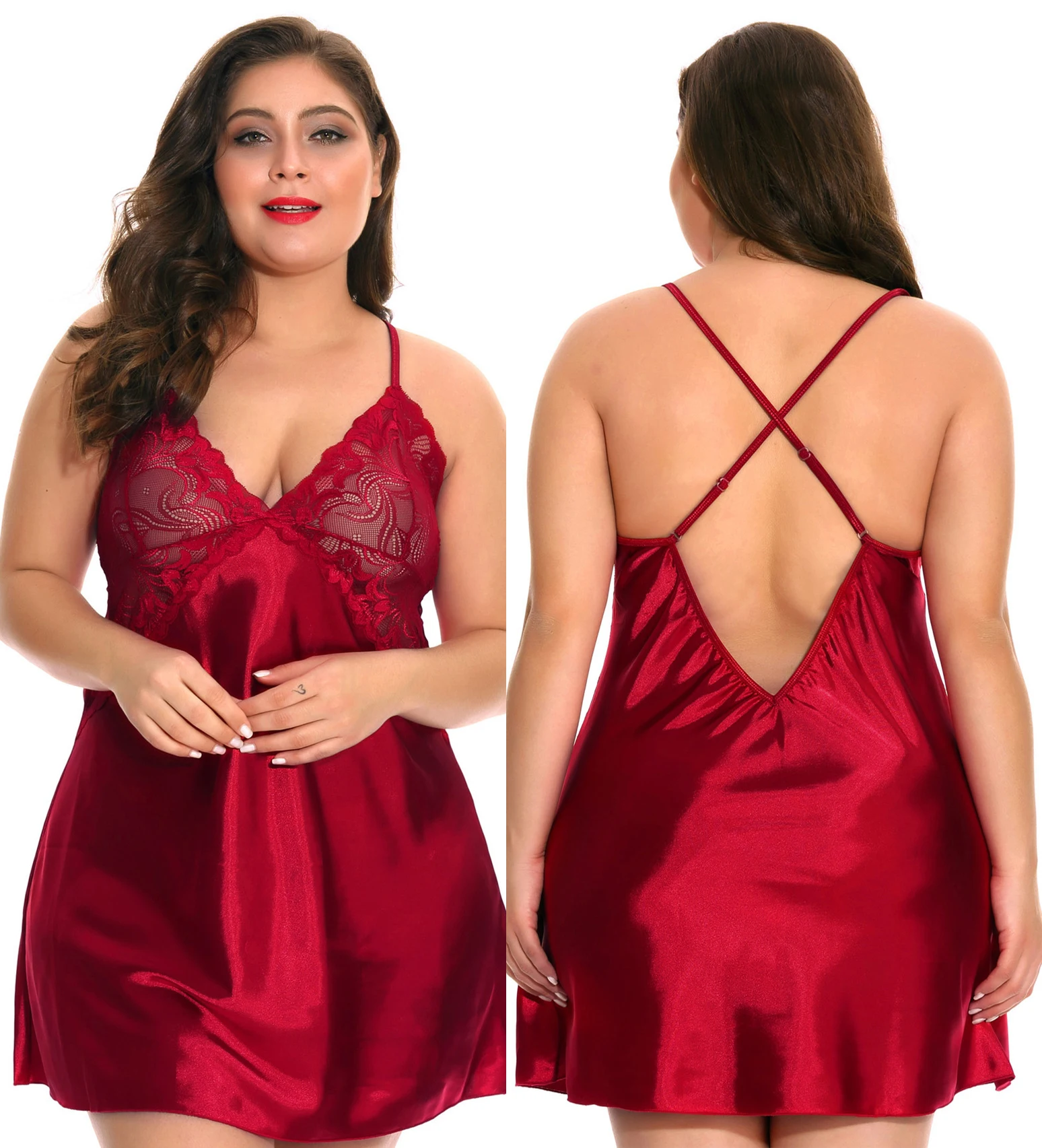 Factory price Brand new sexy lace slip dress slip dress for women ladies' big size underwear, Rose red
Factory price Brand new sexy lace slip dress slip dress for women ladies' big size underwear, Rose red