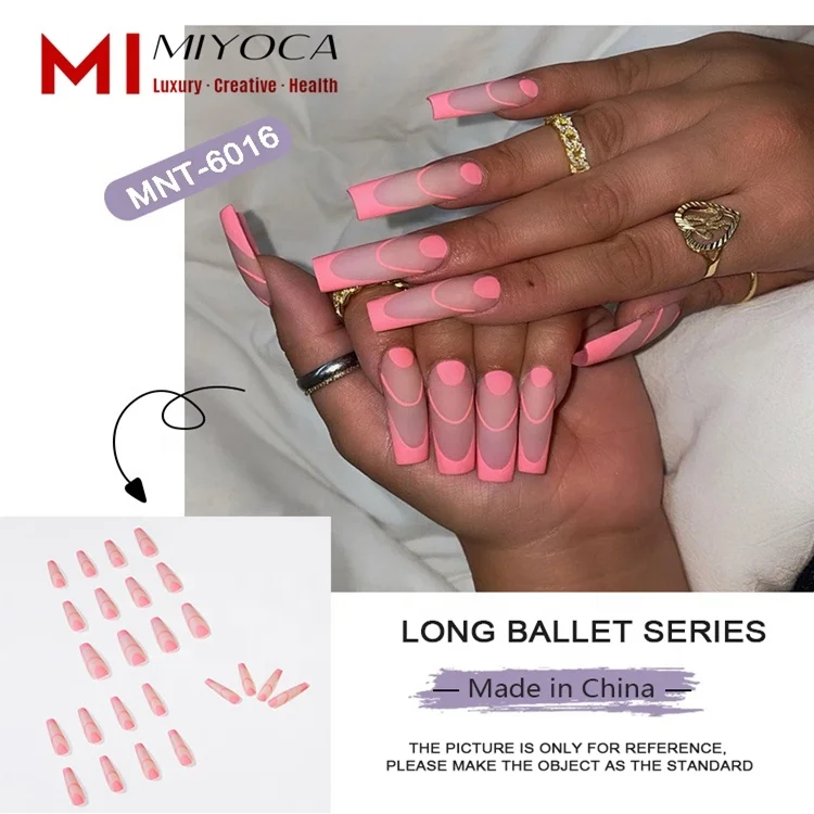 MIYOCA 24pcs Unas Press on Nails French Tip Matte Long Coffin Nails Press on Decoration Nail Art Pontas De Unhas
MIYOCA 24pcs Unas Press on Nails French Tip Matte Long Coffin Nails Press on Decoration Nail Art Pontas De Unhas