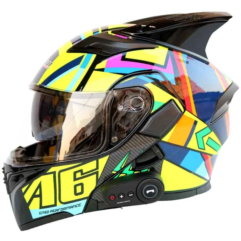 New design motorcycle electric motorcycle intelligent helmet remote BT Ox Horn helmet, 12 colors
New design motorcycle electric motorcycle intelligent helmet remote BT Ox Horn helmet, 12 colors