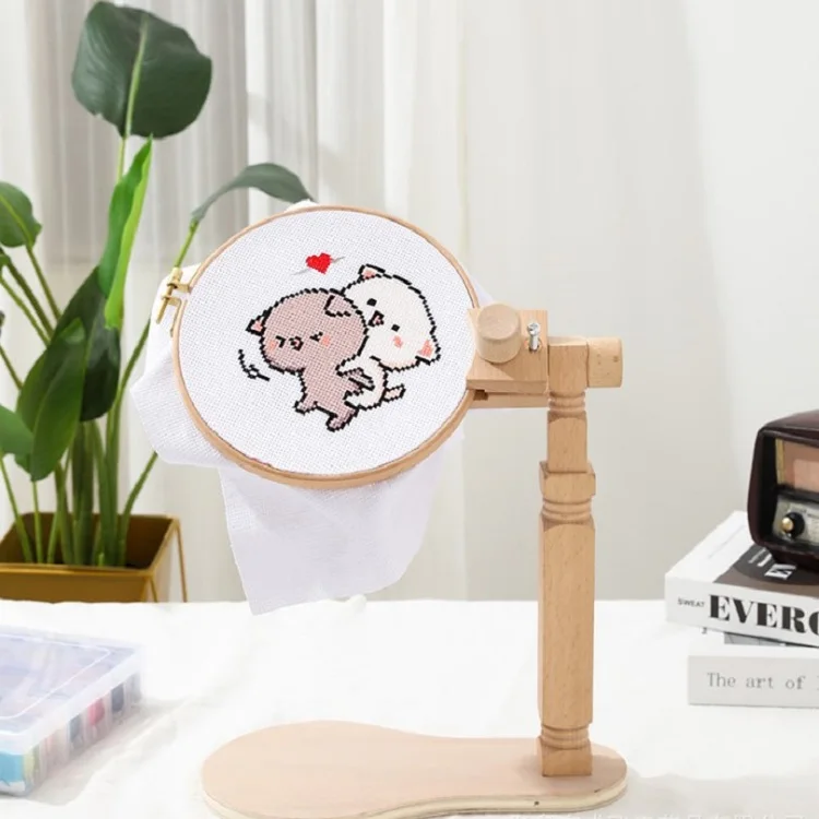 Embroidery Hoop Stand Adjustable Embroidery Cross Stitch Hoop Set Ring Frame Cross Stitch Rack Holder DIY Sewing Tool, Natural
Embroidery Hoop Stand Adjustable Embroidery Cross Stitch Hoop Set Ring Frame Cross Stitch Rack Holder DIY Sewing Tool, Natural