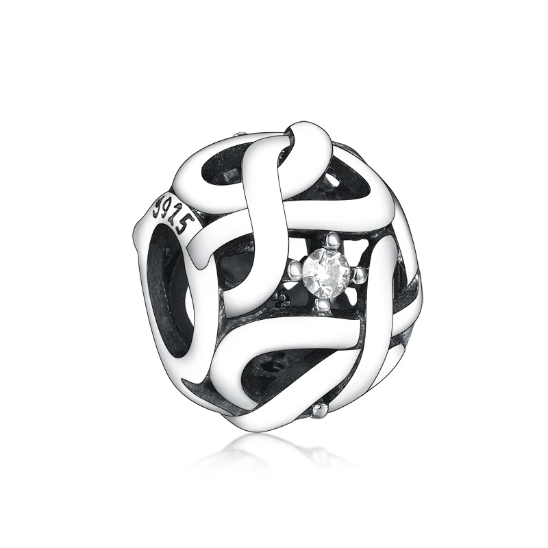 Beautiful Charm Pendant 925 Sterling Silver Openwork Woven Infinity Beads Charms For Bracelet Necklace Jewelry Making
Beautiful Charm Pendant 925 Sterling Silver Openwork Woven Infinity Beads Charms For Bracelet Necklace Jewelry Making