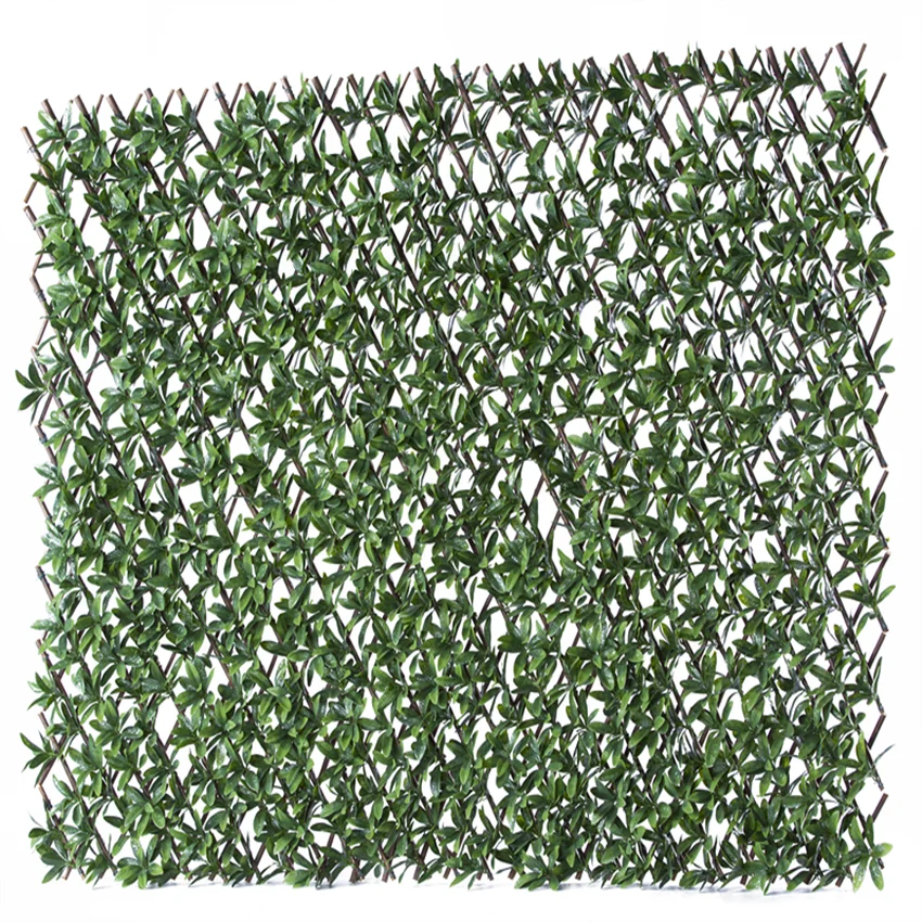 Wholesale Screen Artificial Willow Trellis Fence For Garden And Wall Covering Decor