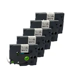 Promotional cheap compatible brother tze tze231 tze-231 12mm laminated label tape black on white
