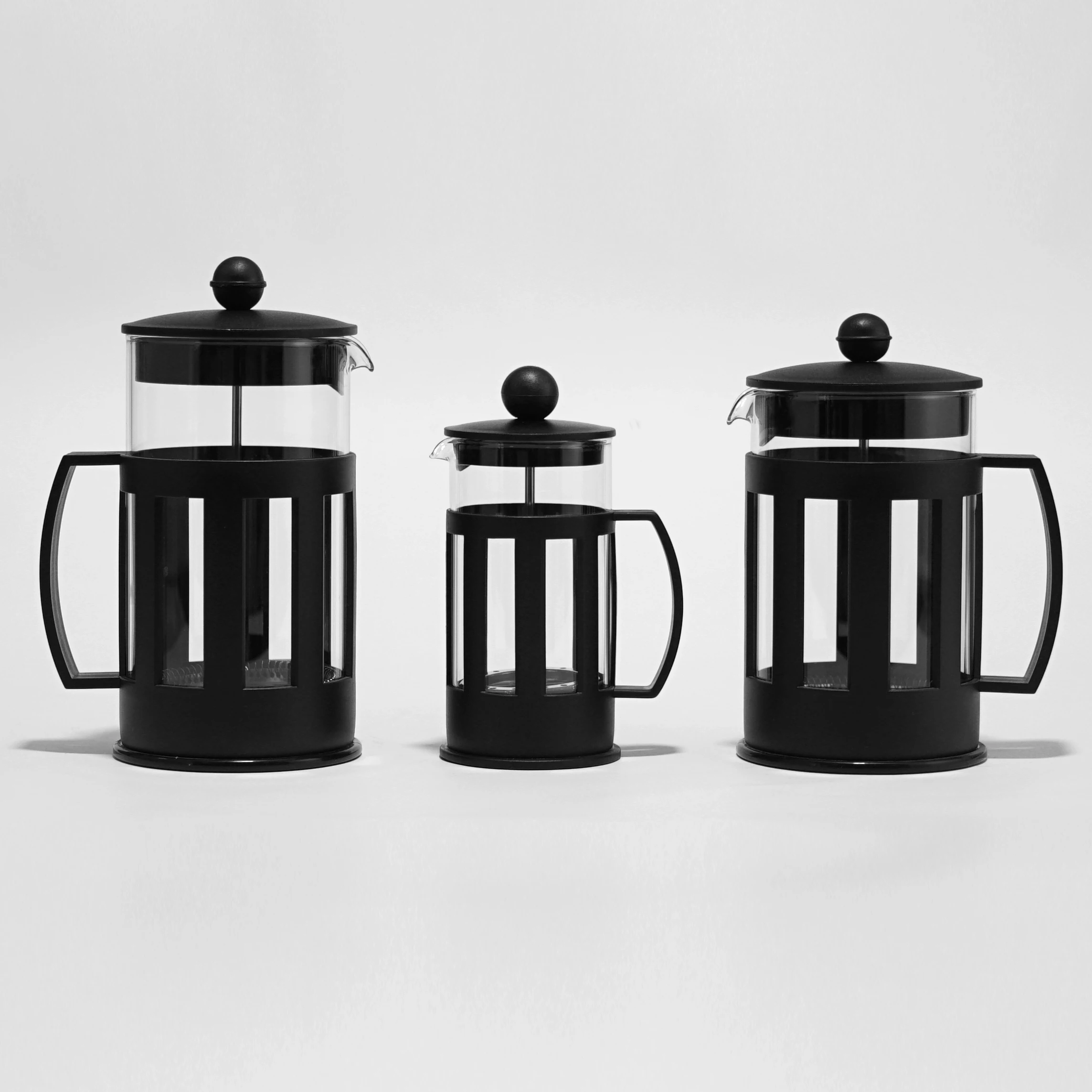 Home1000ml High Borosilicate Glass Protable 304 Food Grade Stainless Steel Strainer French Press Coffee Maker, Black
Home1000ml High Borosilicate Glass Protable 304 Food Grade Stainless Steel Strainer French Press Coffee Maker, Black