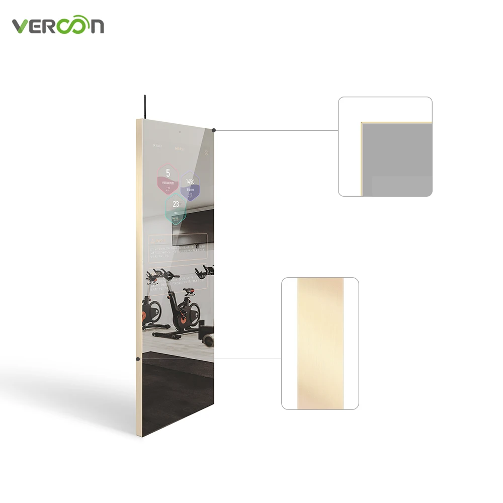Vercon Fitness Equipment Workout Brand Digital Screen Home Gym Smart Mirror with 3D Camera
Vercon Fitness Equipment Workout Brand Digital Screen Home Gym Smart Mirror with 3D Camera