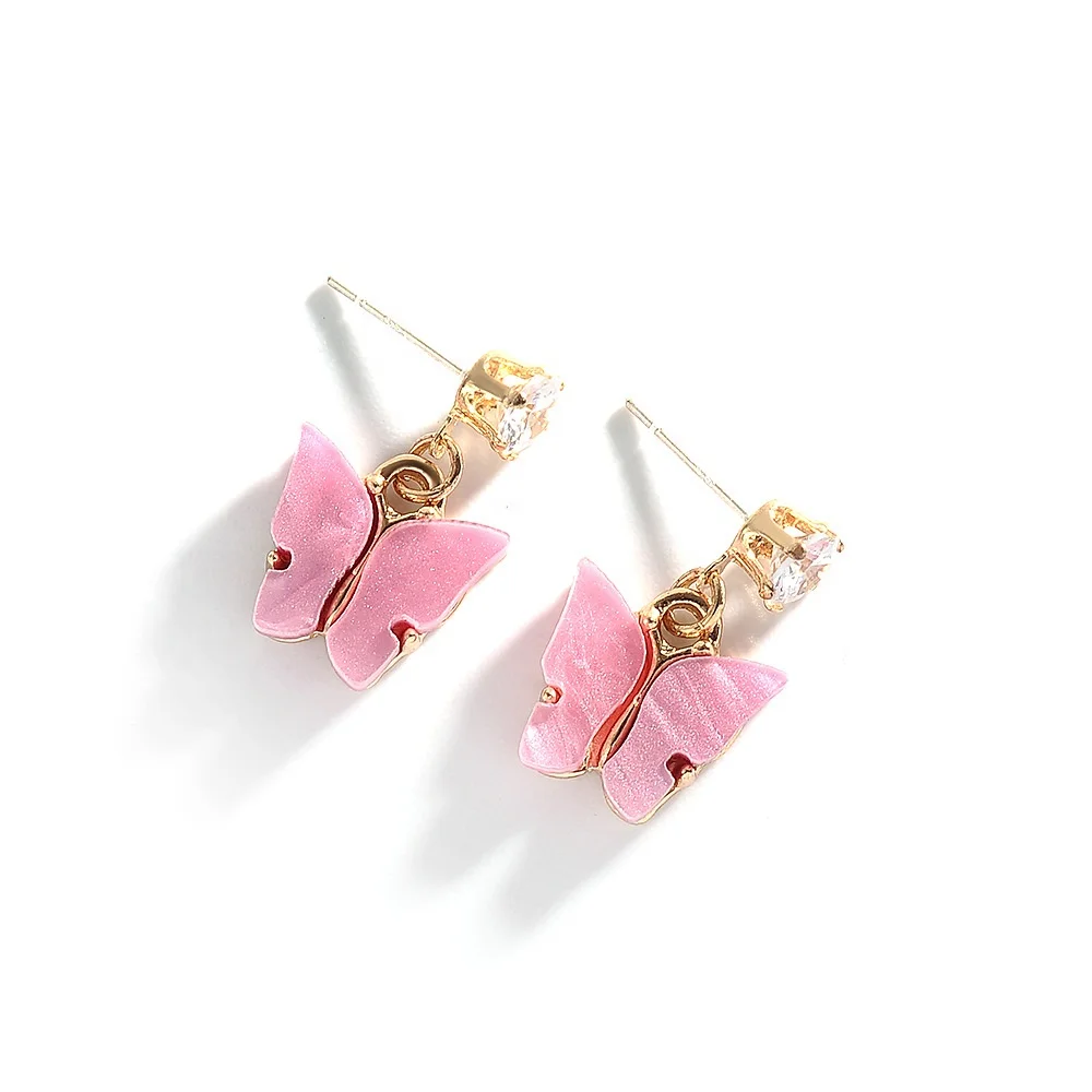 Fashion Candy Color Acrylic Butterfly Stud Earrings Women Animal Sweet Colorful Boho Butterfly Pendant Earrings Girls Jewelry, Picture 
Fashion Candy Color Acrylic Butterfly Stud Earrings Women Animal Sweet Colorful Boho Butterfly Pendant Earrings Girls Jewelry, Picture