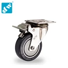 Factory price 3 inch solid small tpr wheels for bakery
