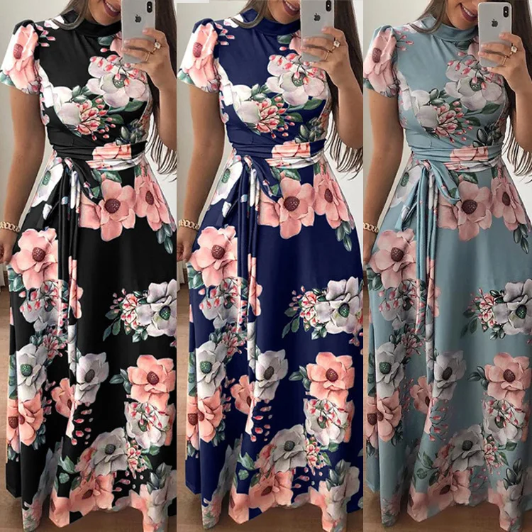 Wholesale 2021 women's dress Europe and America summer fashion sexy ladies O-Neck short sleeve Women Dresses
Wholesale 2021 women's dress Europe and America summer fashion sexy ladies O-Neck short sleeve Women Dresses