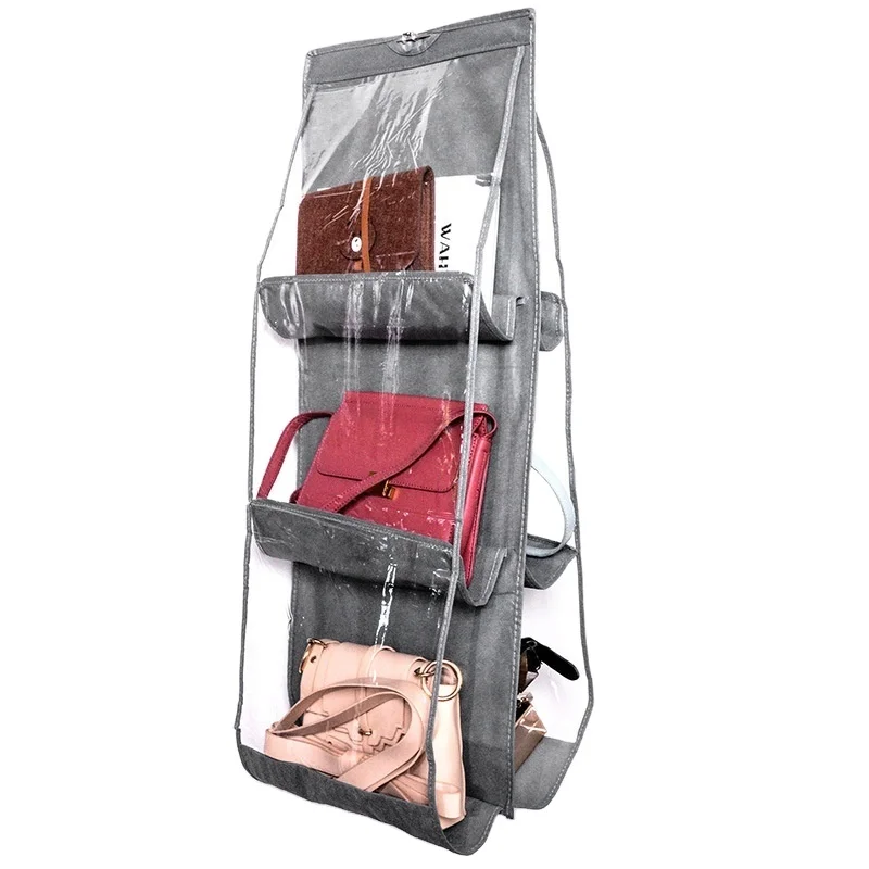 Design China Factory Non-woven Bag Hanging Handbag Hanging Storage Bag Home Multi-layer See-through Hanging Bag, Grey
Design China Factory Non-woven Bag Hanging Handbag Hanging Storage Bag Home Multi-layer See-through Hanging Bag, Grey