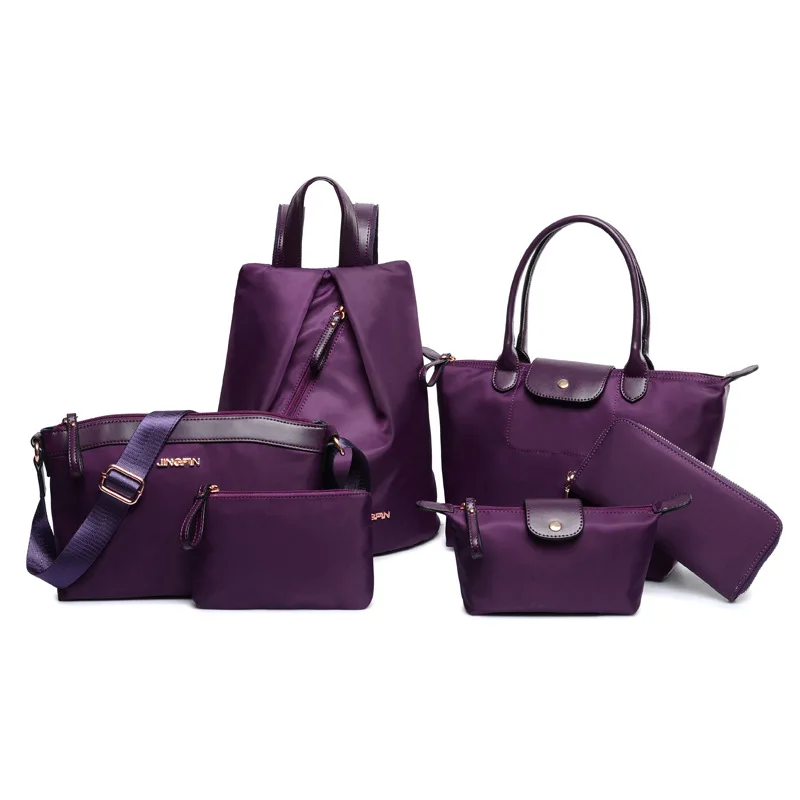 MH3020 2020 Newest fashion luxury ladies superior quality nylon fabric tote bags 6 pieces set handbag
MH3020 2020 Newest fashion luxury ladies superior quality nylon fabric tote bags 6 pieces set handbag