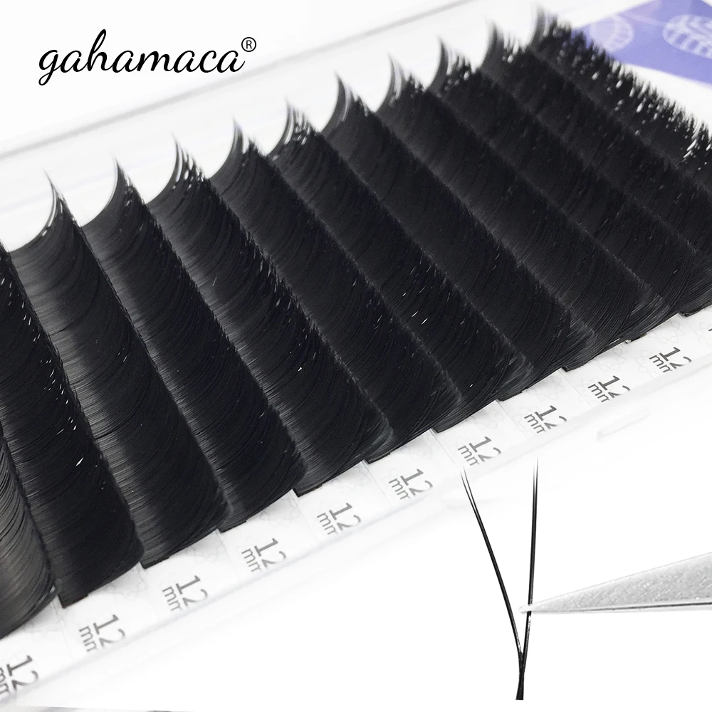 GAHAMACA V Shape Eyelash Extension Premade Volume Y YY Eyelashes Maquiagem Cilios Individual Silk V Type Easy Fan Lashes, Natural black
GAHAMACA V Shape Eyelash Extension Premade Volume Y YY Eyelashes Maquiagem Cilios Individual Silk V Type Easy Fan Lashes, Natural black