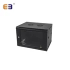 2018 New 6U Network Wall Mount Cabinet Enclosure With Locking Glass Door Cabinet 19 Inch Server Rack Enclosure