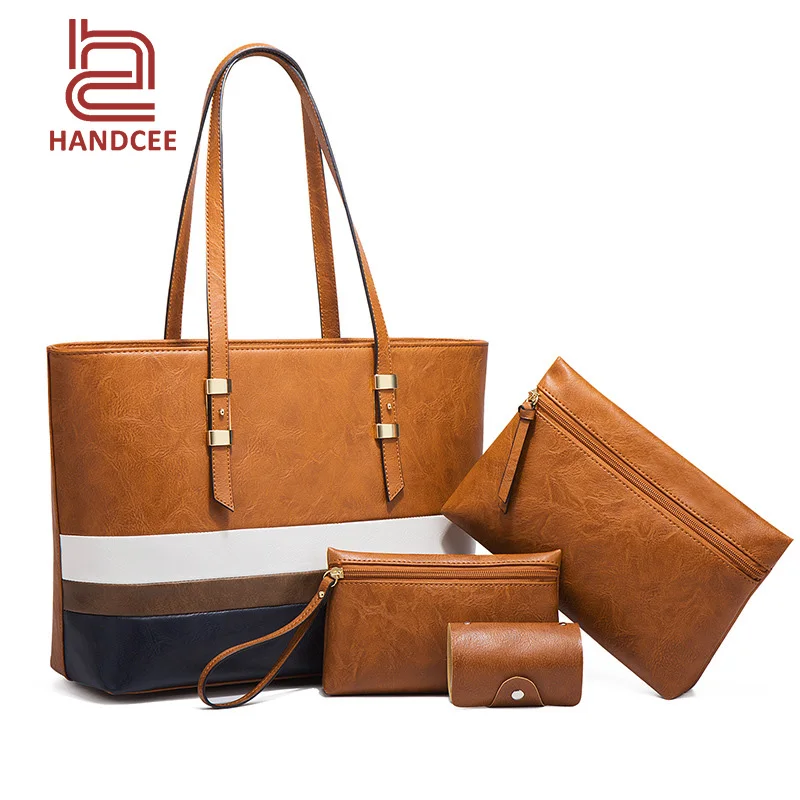Bags Woman Famous 4 In 1 Set Designer Women Handbag Purse Tote Bags Woman Ladies Handbags, Customized color
Bags Woman Famous 4 In 1 Set Designer Women Handbag Purse Tote Bags Woman Ladies Handbags, Customized color