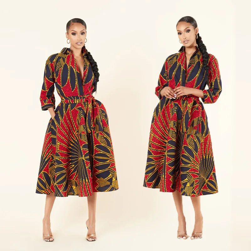 Various African fancy kitenge printed pattern dress midi women ladies casual african dresses
Various African fancy kitenge printed pattern dress midi women ladies casual african dresses