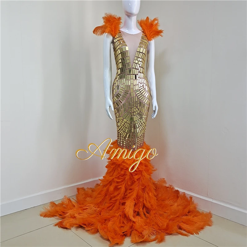 A3794 Maxi felection dress sexy migu orange host dress TV show dress womens boutique
A3794 Maxi felection dress sexy migu orange host dress TV show dress womens boutique