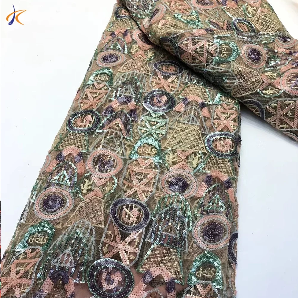 French embroidered lace fabric 2021sequins green color african lace fabric austria, Customized color
French embroidered lace fabric 2021sequins green color african lace fabric austria, Customized color