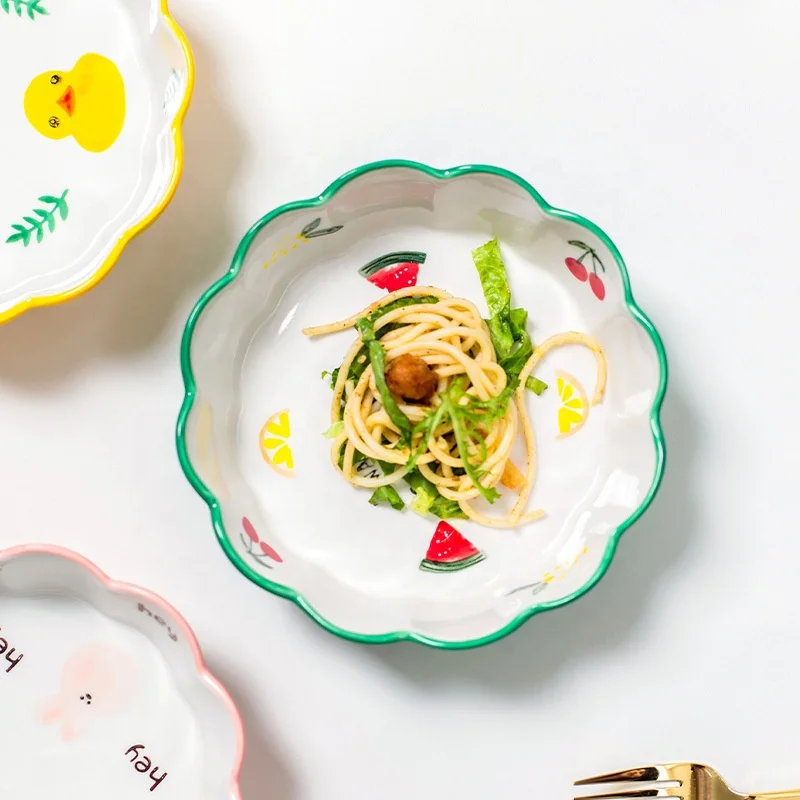 insCreative Japanese tableware Net red ceramic bowl cartoon cute noodle bowl fruit lace household Rice
insCreative Japanese tableware Net red ceramic bowl cartoon cute noodle bowl fruit lace household Rice