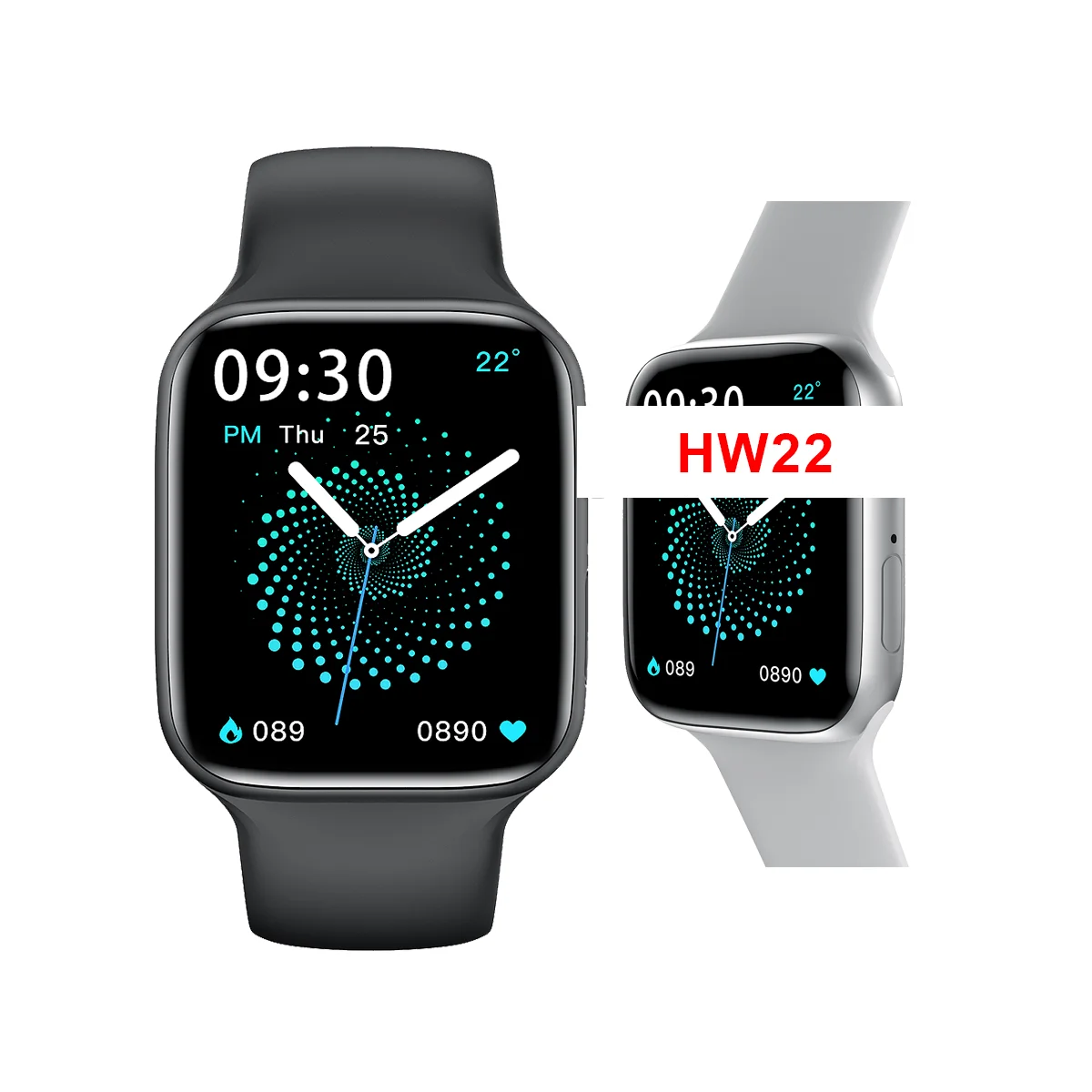 Best price HW22 Smart watch Support call True heart rate New smartwatch serie 7, 5 colors
Best price HW22 Smart watch Support call True heart rate New smartwatch serie 7, 5 colors