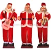 Giant Electric Santa Claus Guita Dancing Musical Animated Singing Saxophone Santa For Christmas Hotel Hall Party Decoration