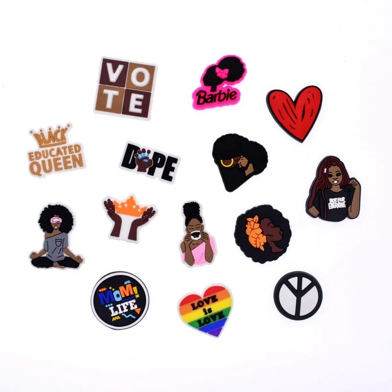 2020 New Design Wholesale Black Lives Matter BLM Clog Shoe Charm Accessories, Customized
2020 New Design Wholesale Black Lives Matter BLM Clog Shoe Charm Accessories, Customized