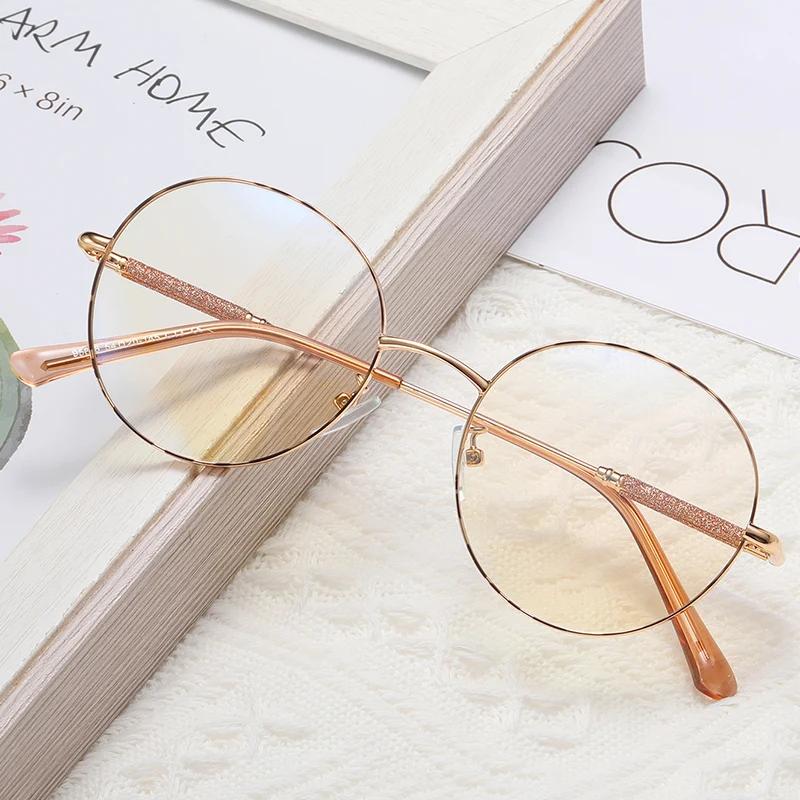 95818 2022 New Fashion Round Glass Frame Round Metal Glasses Anti Blue Light Optical Glasses Frame
95818 2022 New Fashion Round Glass Frame Round Metal Glasses Anti Blue Light Optical Glasses Frame