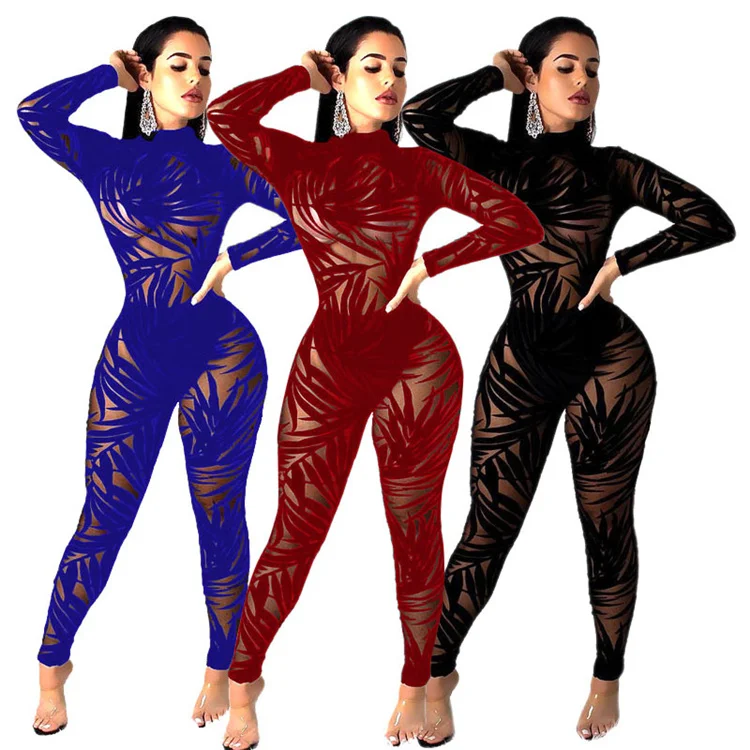 2021 New Jumpsuits Long Sleeve Lace Women One Piece Sexy Lingerie Shoulder Fall Jumpsuit, Multi
2021 New Jumpsuits Long Sleeve Lace Women One Piece Sexy Lingerie Shoulder Fall Jumpsuit, Multi