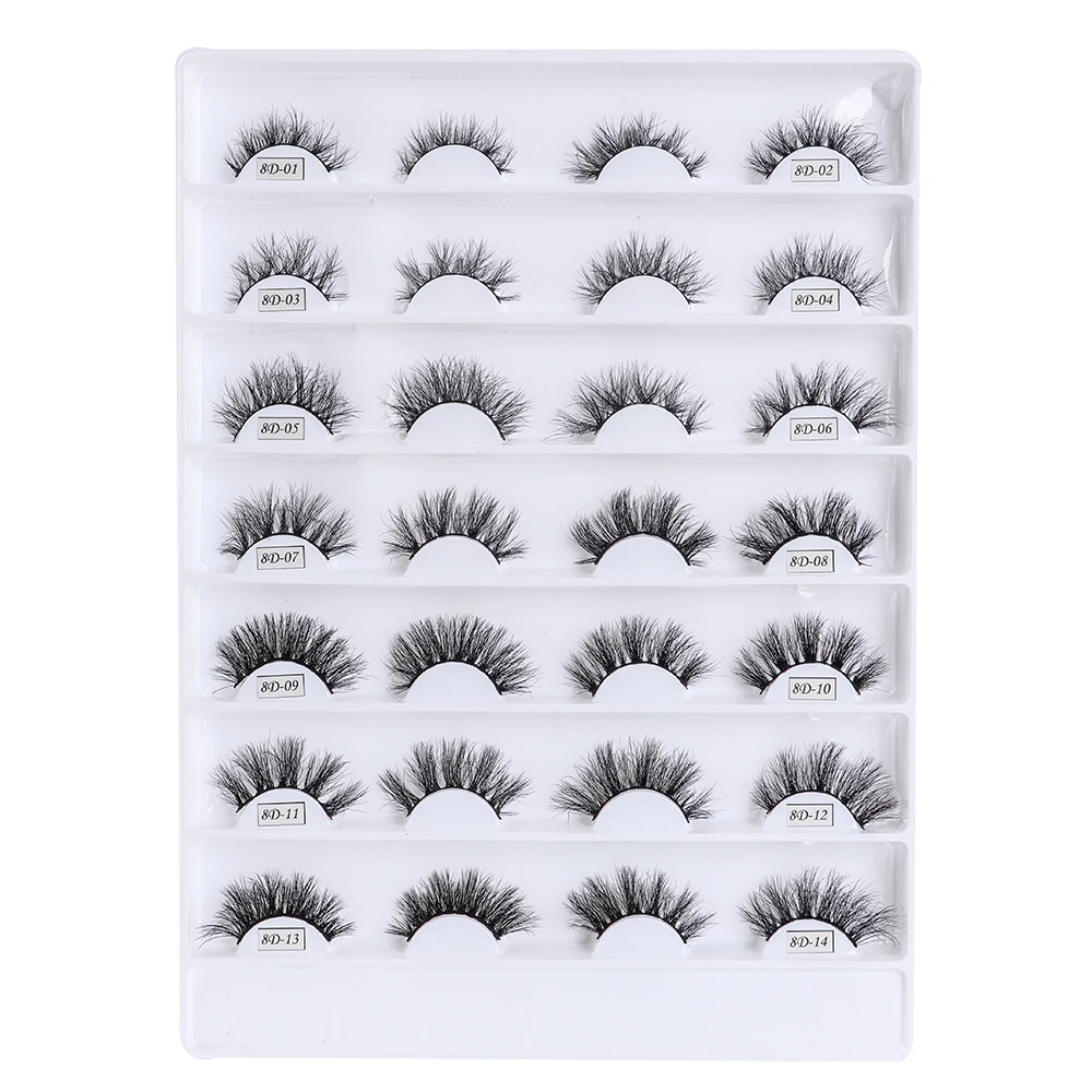 wholesale 8D Faux Mink Fur Eyelashes Extension natural custom strip eye lashes private label packaging box lashes, Natural black mink eyelashes
wholesale 8D Faux Mink Fur Eyelashes Extension natural custom strip eye lashes private label packaging box lashes, Natural black mink eyelashes