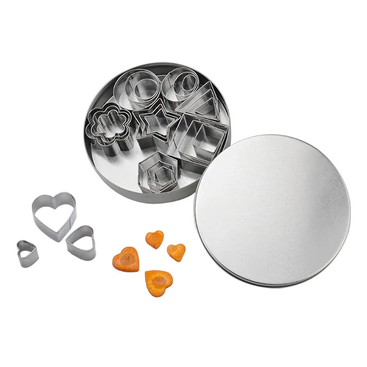 CL395 Stainless Steel Biscuit Mould Geometric Shape Biscuit Mould 24 Pieces Set Baking Biscuit Mould, As pic
CL395 Stainless Steel Biscuit Mould Geometric Shape Biscuit Mould 24 Pieces Set Baking Biscuit Mould, As pic