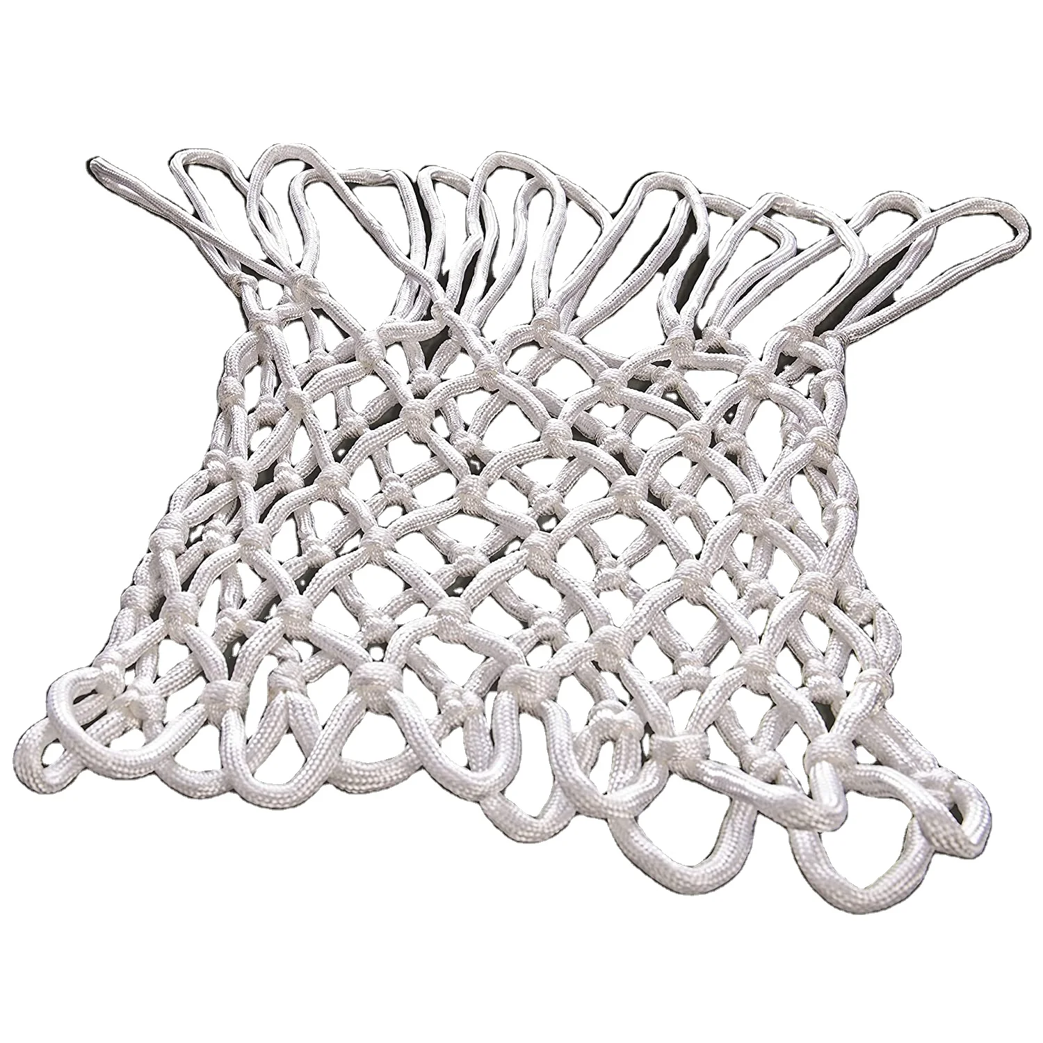 standard size polyester basketball net quality outdoor nylon white basketball sports netting, White/blur/red 
standard size polyester basketball net quality outdoor nylon white basketball sports netting, White/blur/red