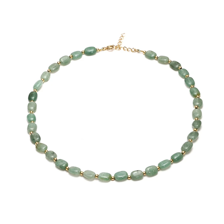 Popular Copper Chain Beaded Natural Stone Jewelry Necklace with Good Craftsmanship, Picture
Popular Copper Chain Beaded Natural Stone Jewelry Necklace with Good Craftsmanship, Picture