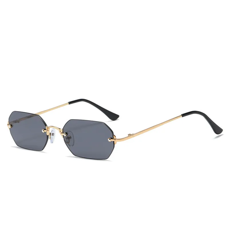 Fashion small square rimless sunglasses retro rectangle frameless sun glasses for women men metal punk streetwear shades, As pictures
Fashion small square rimless sunglasses retro rectangle frameless sun glasses for women men metal punk streetwear shades, As pictures