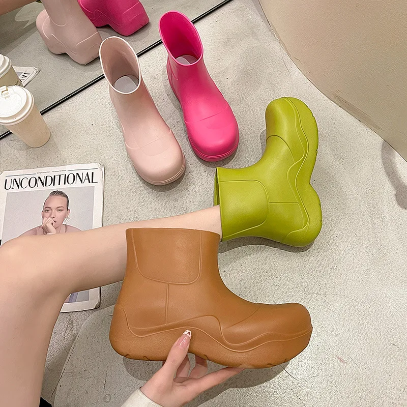 2021 New Fashion Women's Ankle Boots Waterproof Slip On Short Rain Boots Platform Autumn Shoes Ladies Non-slip Shoe, Autumn shoes women
2021 New Fashion Women's Ankle Boots Waterproof Slip On Short Rain Boots Platform Autumn Shoes Ladies Non-slip Shoe, Autumn shoes women
