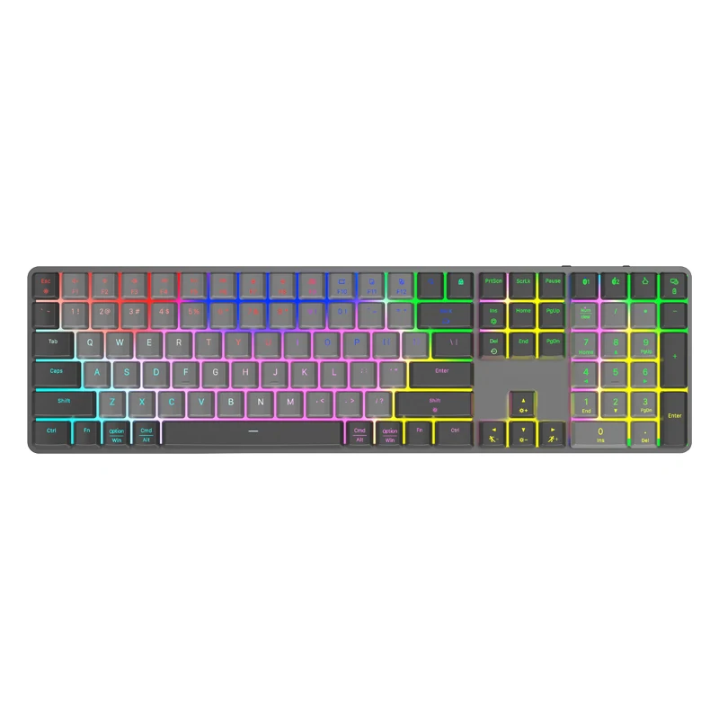 Customized Dual Color 111 Key RGB Game Keyboard Wireless Bluetooth Rgb Backlit Game Wireless Keyboard PC Computer Game Keyboard
Customized Dual Color 111 Key RGB Game Keyboard Wireless Bluetooth Rgb Backlit Game Wireless Keyboard PC Computer Game Keyboard