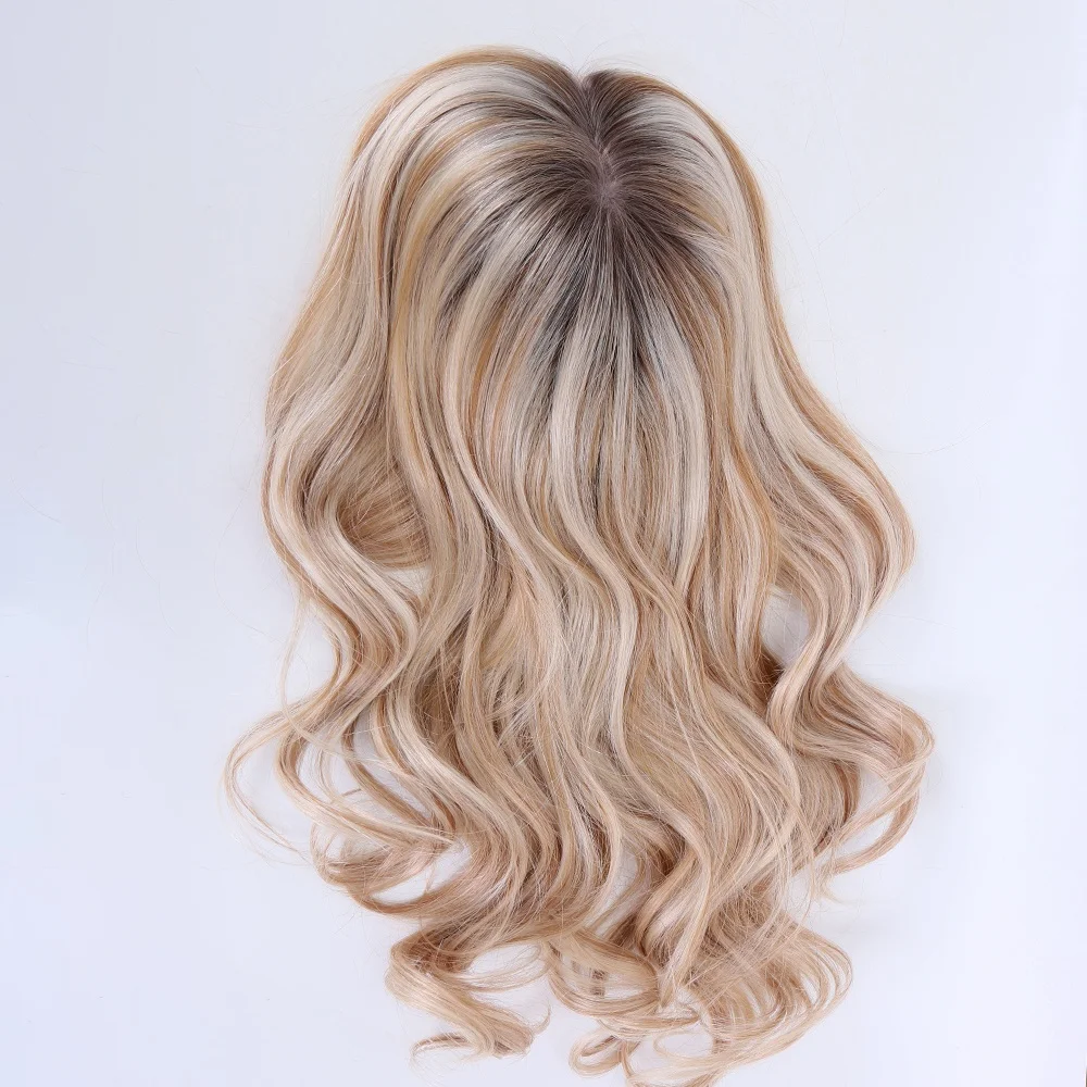 Full volume hair topper virgin mogolian human hair beach wave variety beautiful balayage color hair pieces, Variety color in stock
Full volume hair topper virgin mogolian human hair beach wave variety beautiful balayage color hair pieces, Variety color in stock