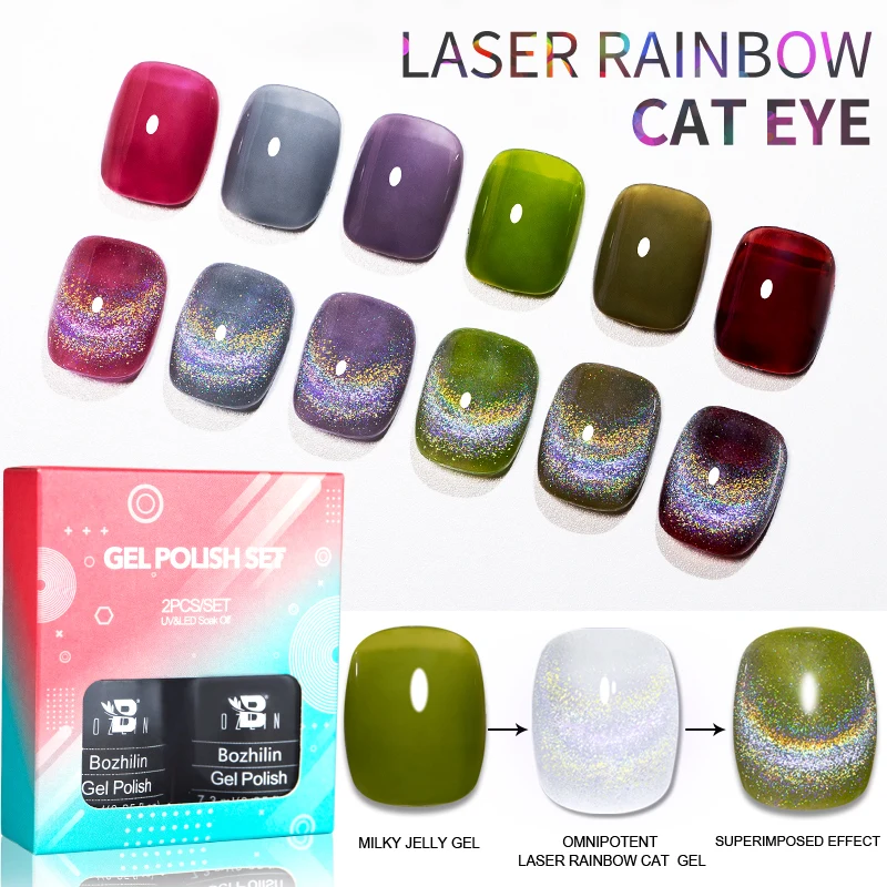 Nail Set For Nail Salon Beauty Laser Rainbow Cat Eye Gel Kit Jelly Gel Polish Kit Nail Gel
Nail Set For Nail Salon Beauty Laser Rainbow Cat Eye Gel Kit Jelly Gel Polish Kit Nail Gel