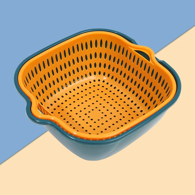 ZGQ13 New Product Drain Basket Home Kitchen Washing Basket Double Layer Fruit Vegetable Washing Plastic Drain Basket
ZGQ13 New Product Drain Basket Home Kitchen Washing Basket Double Layer Fruit Vegetable Washing Plastic Drain Basket
