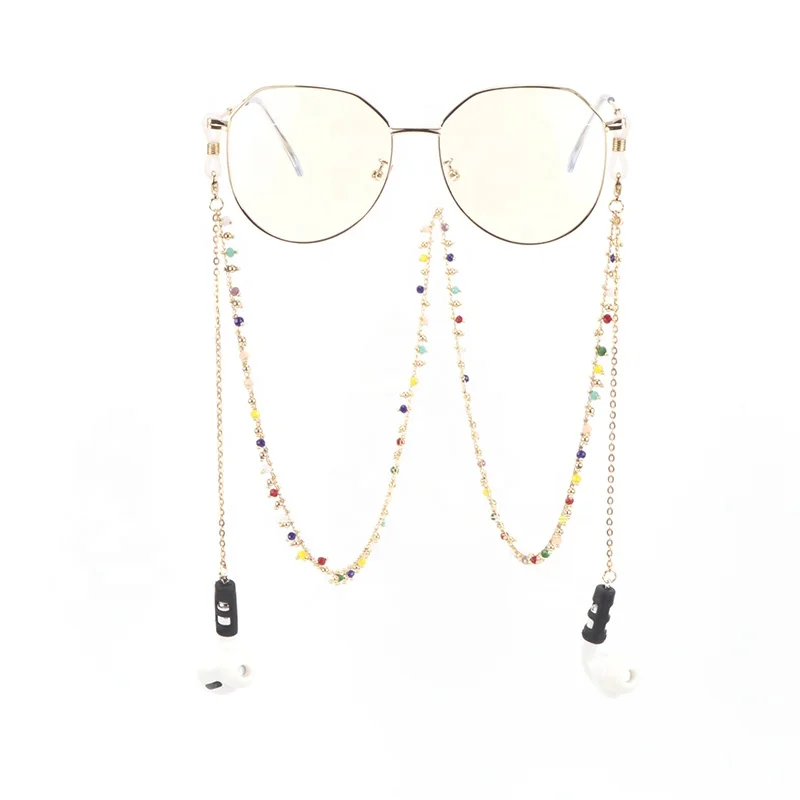 Luxury Colorful Beaded Wireless Headphones Chain Versatility Lanyard Earphone Anti Lost Earpods Holder Glasses Chain Necklace
Luxury Colorful Beaded Wireless Headphones Chain Versatility Lanyard Earphone Anti Lost Earpods Holder Glasses Chain Necklace